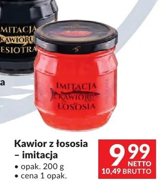 Kawior z łososia imitacja promocja w Makro