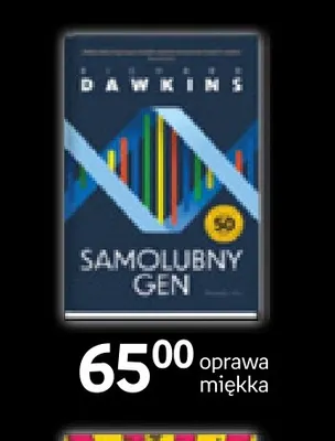 Książka Samolubny gen Richard Dawkins promocja w Empik