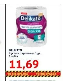 Ręcznik papierowy Delikato Giga promocja w Blue Stop