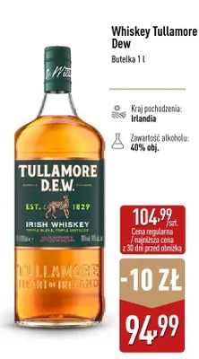 Whiskey Tullamore Dew promocja w Aldi