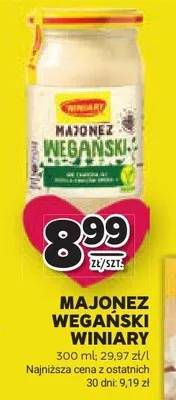 Majonez wegański Winiary promocja w Stokrotka