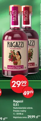 Likier Ragazzi Nadwiślańskie wiśnie promocja w Żabka