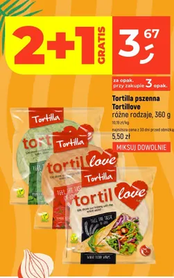 Tortilla pszenna różne rodzaje promocja w Dealz