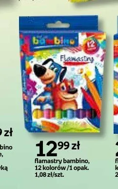 Flamastry Bambino 12 kolorów promocja w Empik