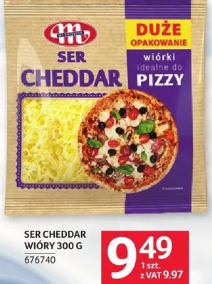 Ser Cheddar wiórki 676740 promocja w Selgros