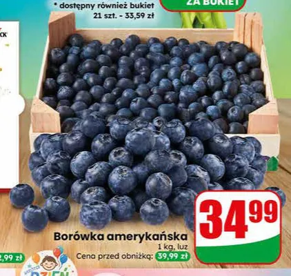 Borówka amerykańska luz promocja w Dino