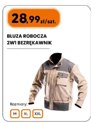 Bluza robocza 2w1 bezrękawnik promocja w HIPPER.pl
