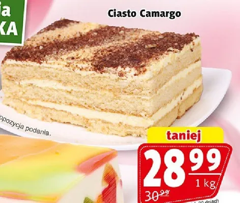 Ciasto Camargo promocja w Prim Market