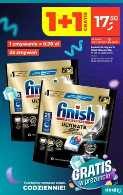 Kapsułki do zmywarki Ultimate Plus promocja w Dealz