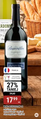 Wino Beauvillon promocja w bi1
