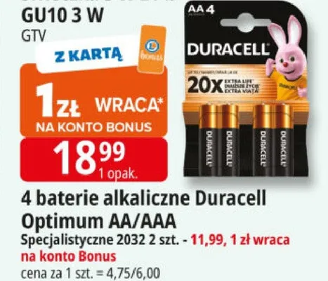Baterie alkaliczne Optimum AA/AAA promocja w Leclerc
