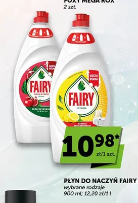 Płyn do naczyń Fairy Cytryna promocja w Euro Sklep