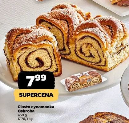 Ciasto cynamonka 450 g promocja w Netto
