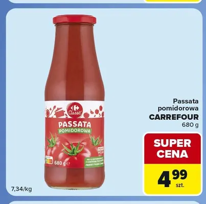 Passata pomidorowa Carrefour promocja w Carrefour Express