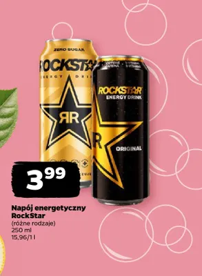 Napój energetyczny Rockstar Original promocja w Netto