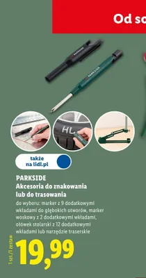 Akcesoria do znakowania lub do trasowania promocja w Lidl