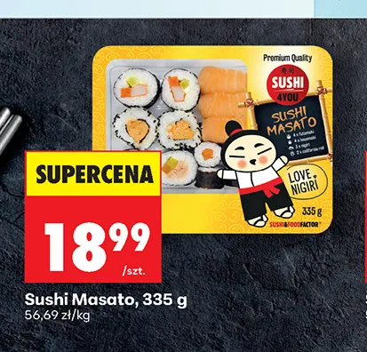 Sushi Masato Sushi 4You promocja w Biedronka