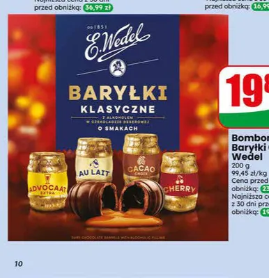 Bombonierka Baryłki Classic E.Wedel promocja w Dino