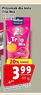 Przysmak dla kota Vitakraft Trio Mix promocja w Prim Market