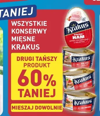 Konserwa mięsna Golonka Krakus promocja w Aldi