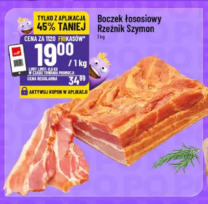 Boczek łososiowy Rzeźnik Szymon promocja w POLOmarket