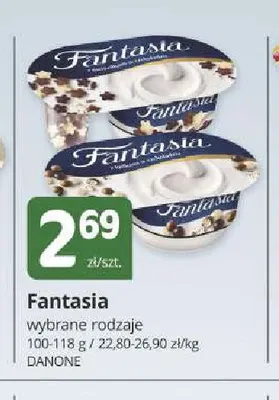 Jogurt Fantasia Danone promocja w Marketvita