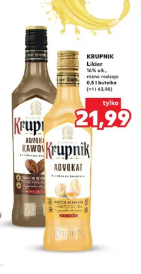 Likier Krupnik Advokat promocja w Kaufland