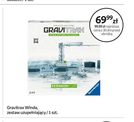 Zabawka edukacyjna Gravitrax Winda zestaw uzupełniający promocja w Empik