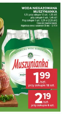 Woda niegazowana Muszynianka promocja w Stokrotka