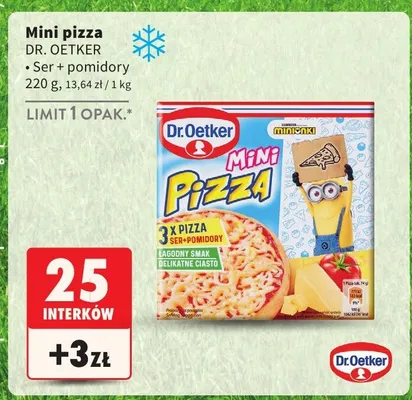 Mini pizza Ser + pomidory promocja w Intermarche