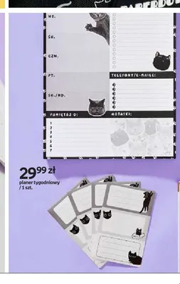 Planer tygodniowy Purrrfect School promocja w Empik