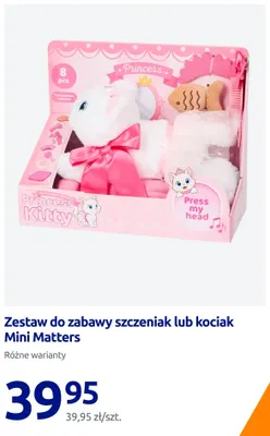 Zestaw do zabawy kociak Mini Matters promocja w Action