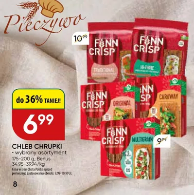 Chleb chrupki wybrany asortyment promocja w Chata Polska