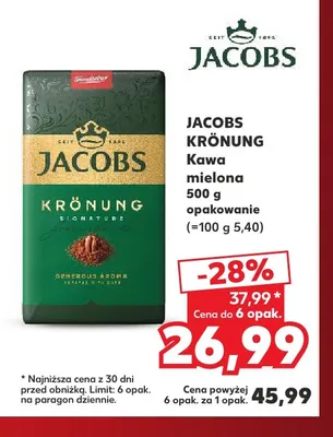 Kawa mielona Jacobs Krönung promocja w Kaufland