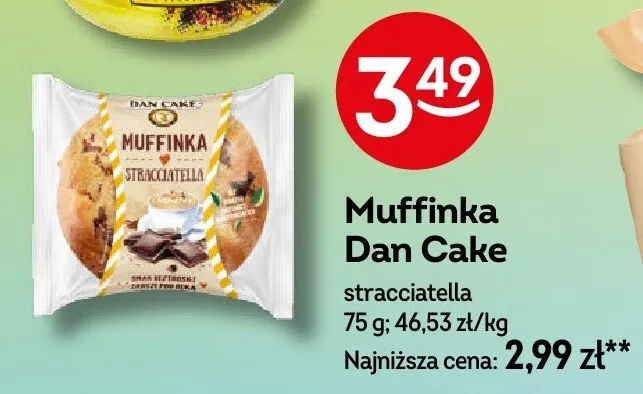 Muffinka stracciatella promocja w Żabka