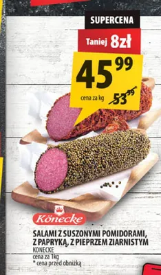 Salami z suszonymi pomidorami Könecke promocja w Arhelan