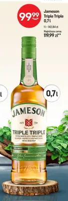 Whisky Jameson Triple Triple promocja w Żabka