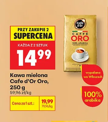 Kawa mielona Cafe d'Or Oro promocja w Biedronka