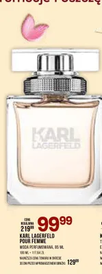 Woda perfumowana KARL LAGERFELD POUR FEMME promocja w Drogerie Natura