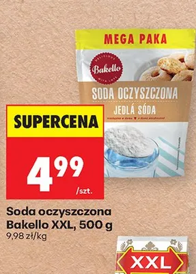 Soda oczyszczona Bakello XXL promocja w Biedronka