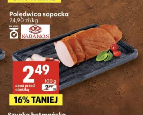 Polędwica sopocka Kabanos promocja w Delikatesy Centrum