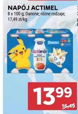 Napój Actimel promocja w Stokrotka