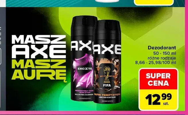 Dezodorant Axe promocja w Carrefour