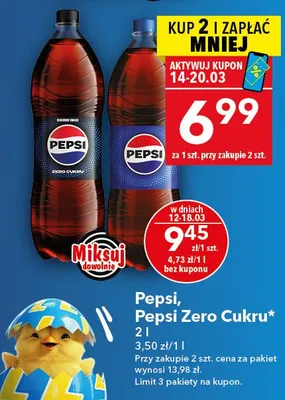 Pepsi, Pepsi Zero Cukru promocja w LEWIATAN