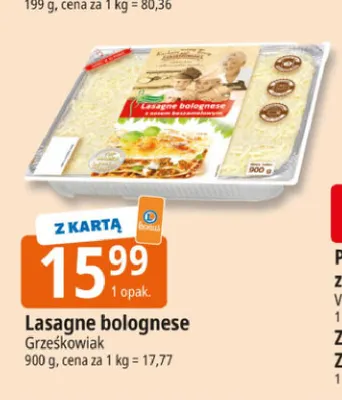 Lasagne bolognese Grześkowiak promocja w Leclerc