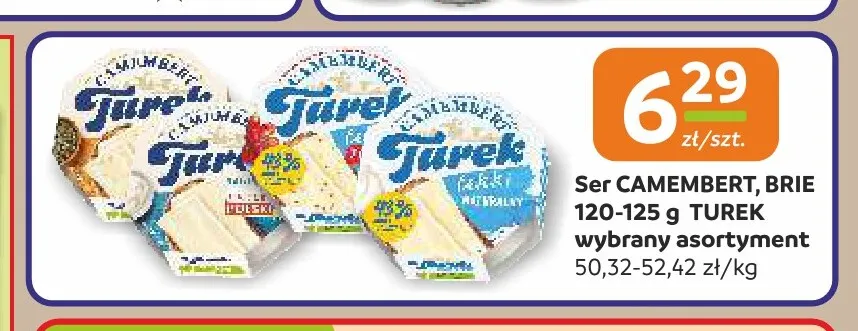 Ser Camembert Brie Turek promocja w Społem Częstochowa