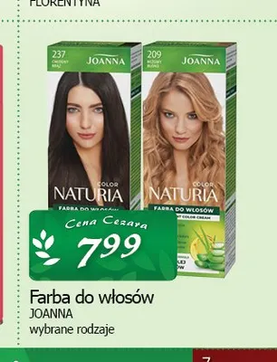 Farba do włosów Joanna Naturia promocja w CEZAR Delikatesy