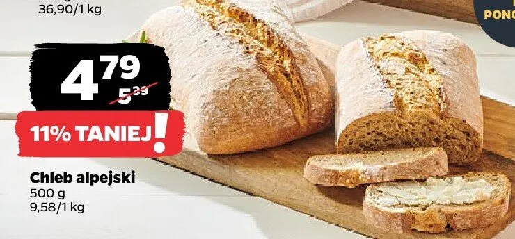 Chleb alpejski promocja w Netto