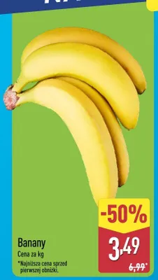 Banany promocja w Aldi