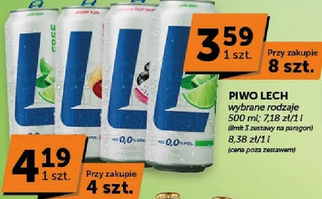 Piwo wybrane rodzaje promocja w Euro Sklep